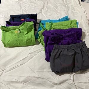 Wonder Flex Scrubs 2X Set. Two Sets. Xtra Dickies Set And Carhartt Pants